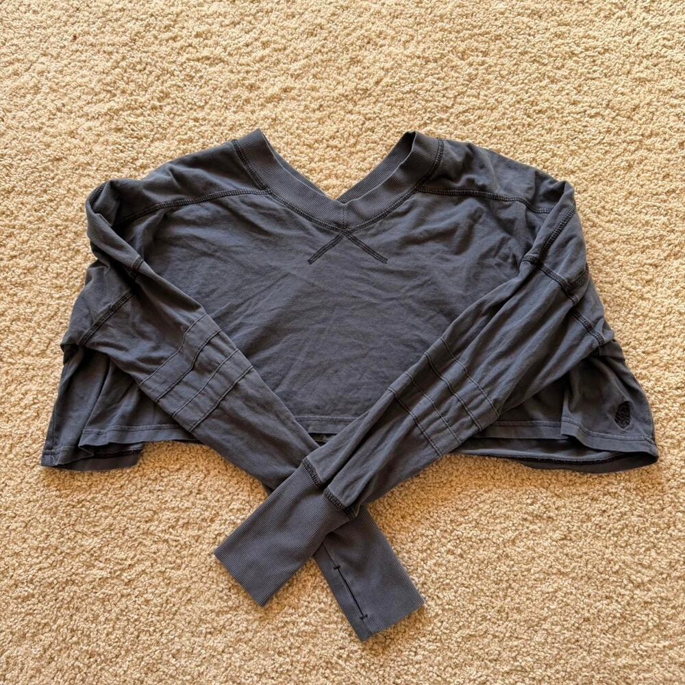 Free people movement black sleeve